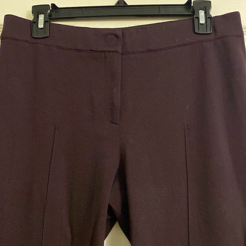 Akris Punto Maroon stretch dress pants, size 8 - Picture 4 of 8